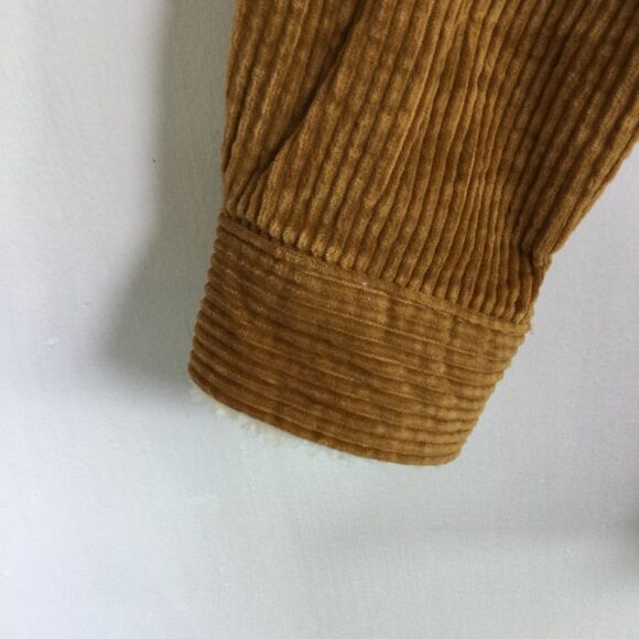L.L Bean Womens Comfort Corduroy Jacket Long Sleeves Saddle Brown Size XS - Picture 11 of 16